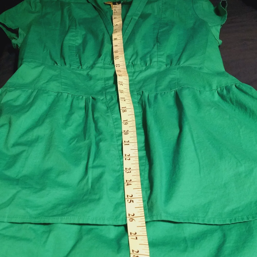 Structured peplum top with button waist - Picture 7 of 15